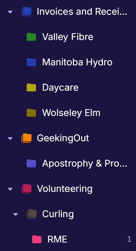 Proton Mail Folders