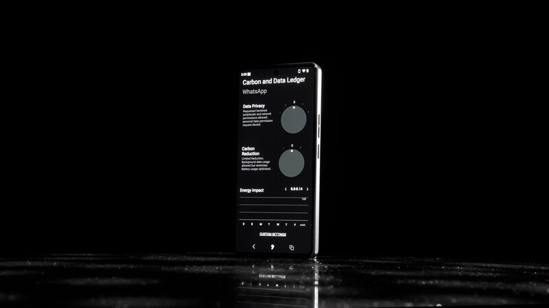 Data And Carbon Ledger Premium Black Mc