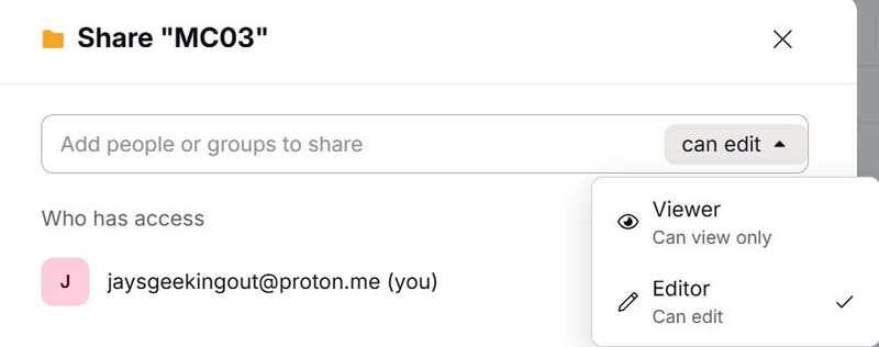 Proton Drive Share